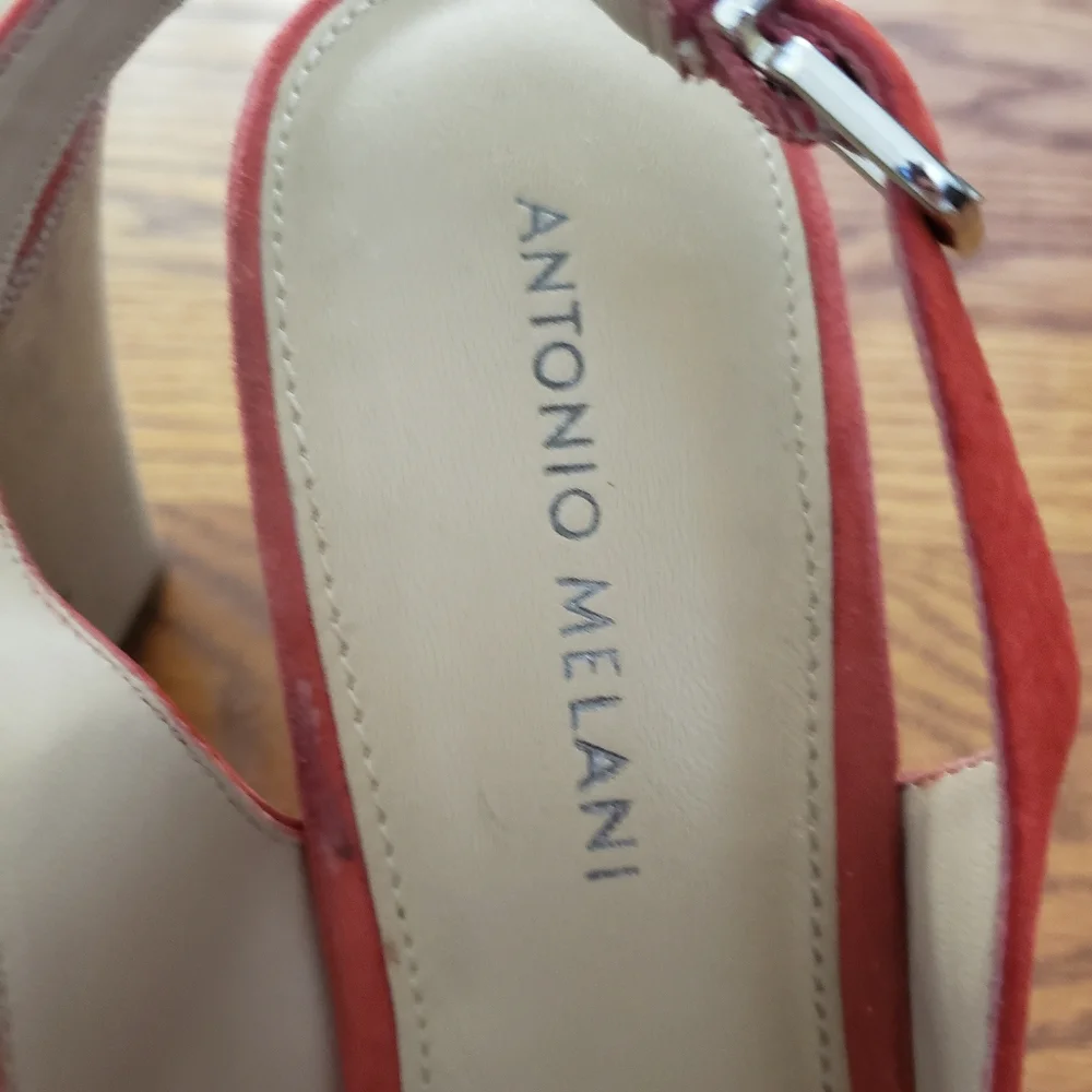 Antonio Melani Reena Red Wedge Heels